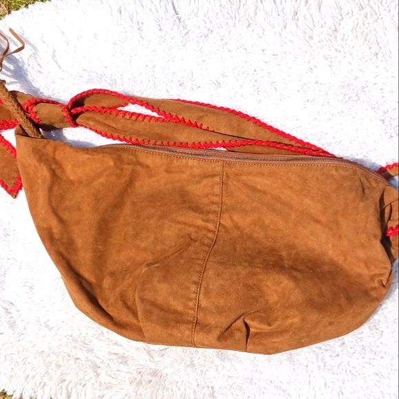 Nine West Suede Hobo Bag with Matching Coin Purse - Picture 3 of 6